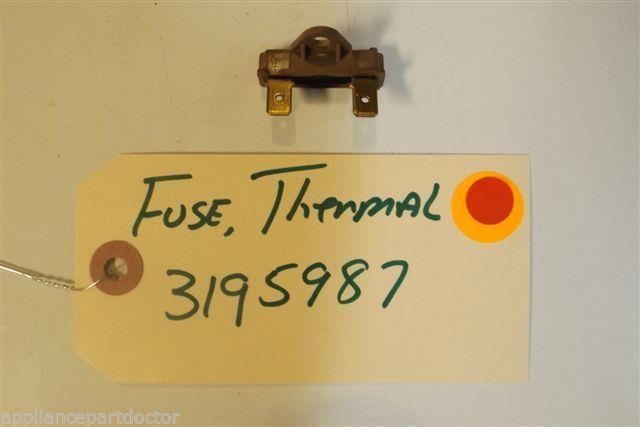 WHIRLPOOL STOVE 3195987 Fuse, Thermal used