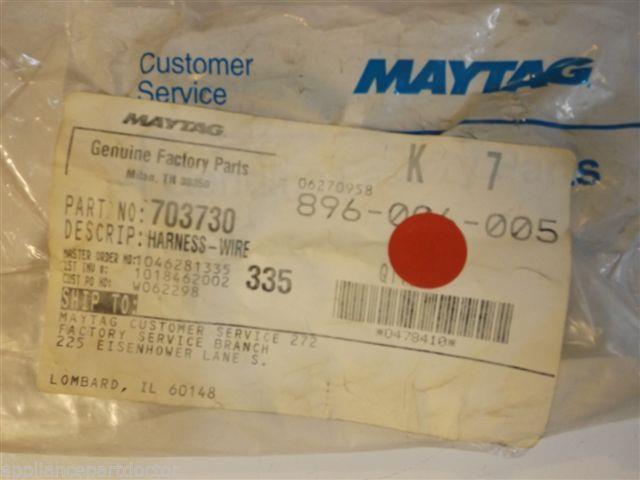Maytag Jenn Air Stove  703730  Harness, Probe  NEW IN BOX