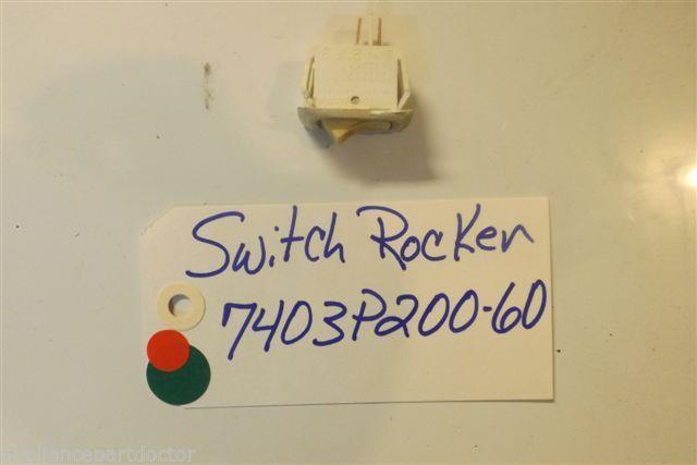 CROSLEY STOVE 7403P200-60 71002137 Switch, Rocker   used part