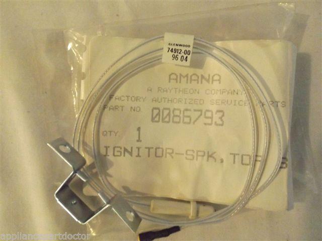 MAYTAG/AMANA/CALORIC STOVE 0086793 Igniter-spark, top burner NEW IN BOX