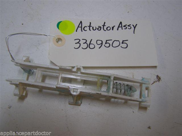 WHIRLPOOL DISHWASHER 3369505 ACTUATOR USED PART ASSEMBLY