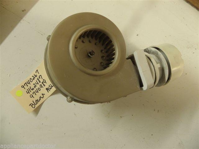 KITCHEN AID DISHWASHER 9740267 4162487 9740989 4162499 BLOWER USED PART ASSEMBLY