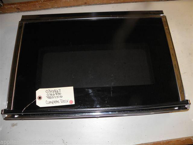 MAYTAG GAS STOVE 0312827 0312830 Y0057316 COMPLETE DOOR USED PART ASSEMBLY