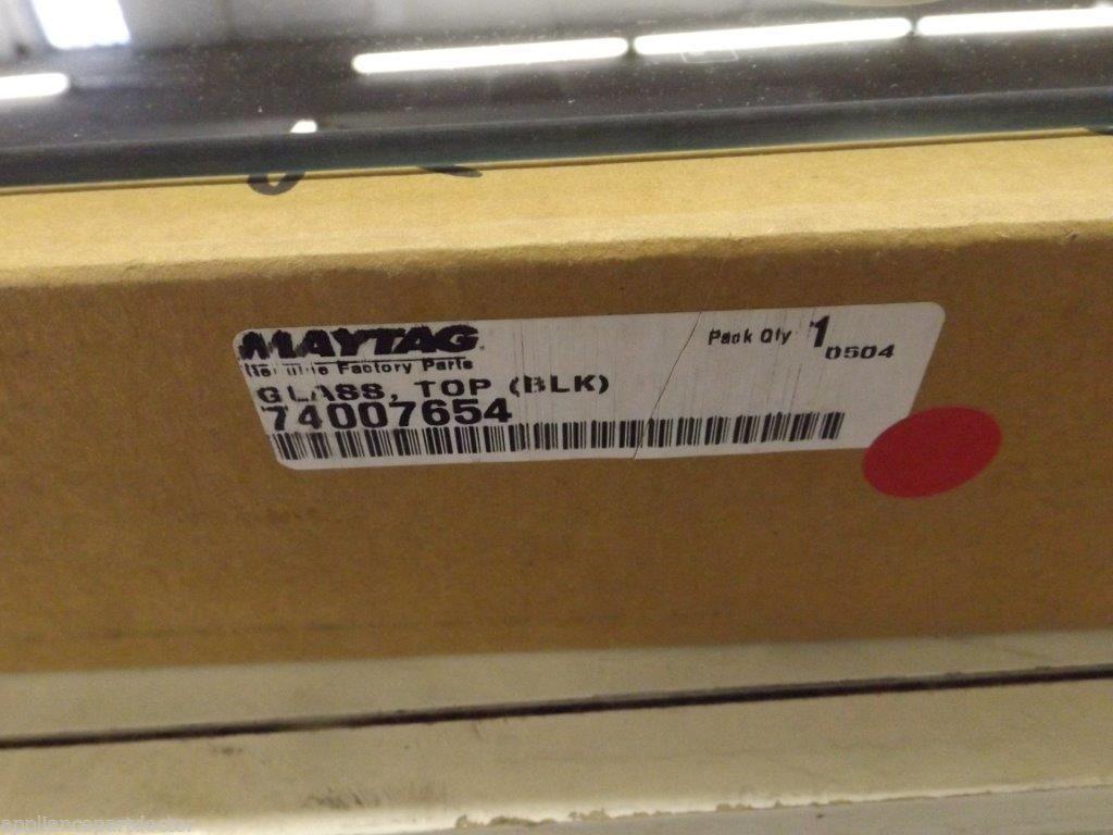 Maytag Stove 74007654 Glass Cooktop (blk) NEW IN BOX