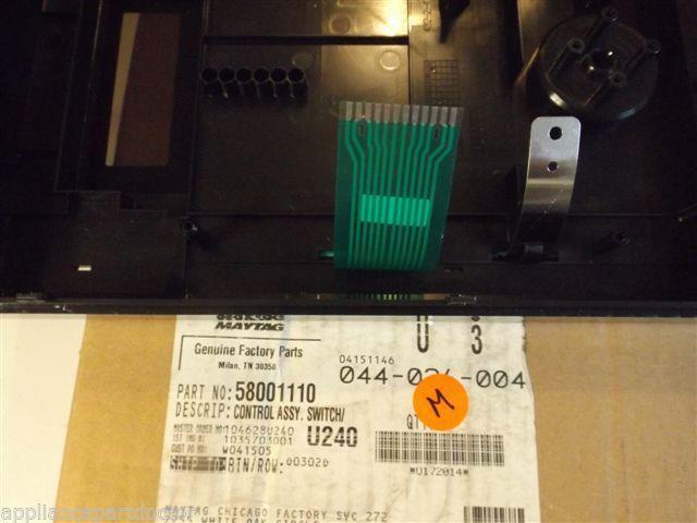 Maytag Jenn Air Microwave  58001110  Control Assy. Switch   NEW IN BOX