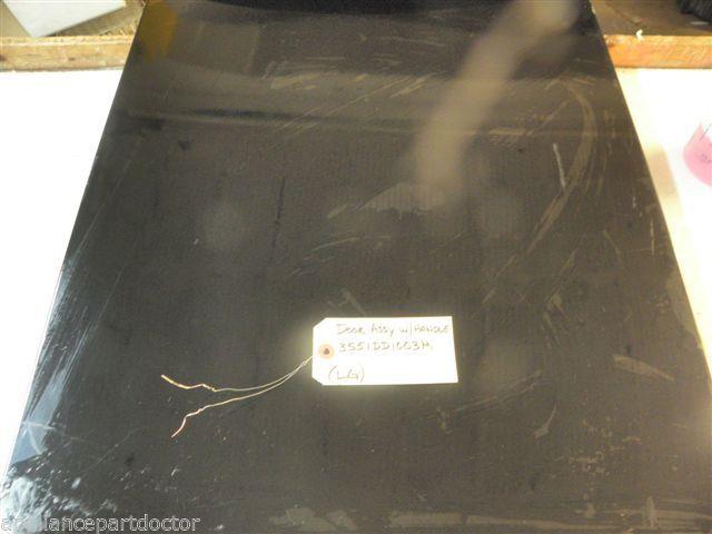 LG DISHWASHER 3551DD1003M BLACK DOOR W/ HANDLE *SOME SCRATCHES USED PART