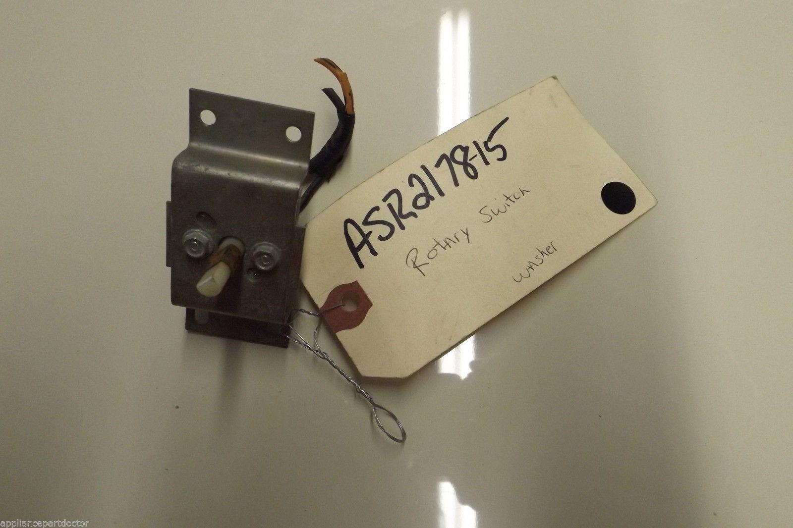 GE AUTO WASHING MACHINE WASHER ROTARY SWITCH ASR2178-15