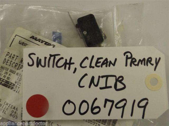 Maytag Amana Stove  0067919  Switch, Clean Prmry NEW IN BOX