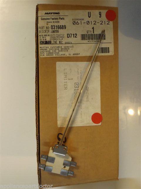 Maytag Amana Stove  0316689  Limiter-dual NEW IN BOX