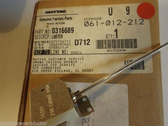 Maytag Amana Stove  0316689  Limiter-dual NEW IN BOX