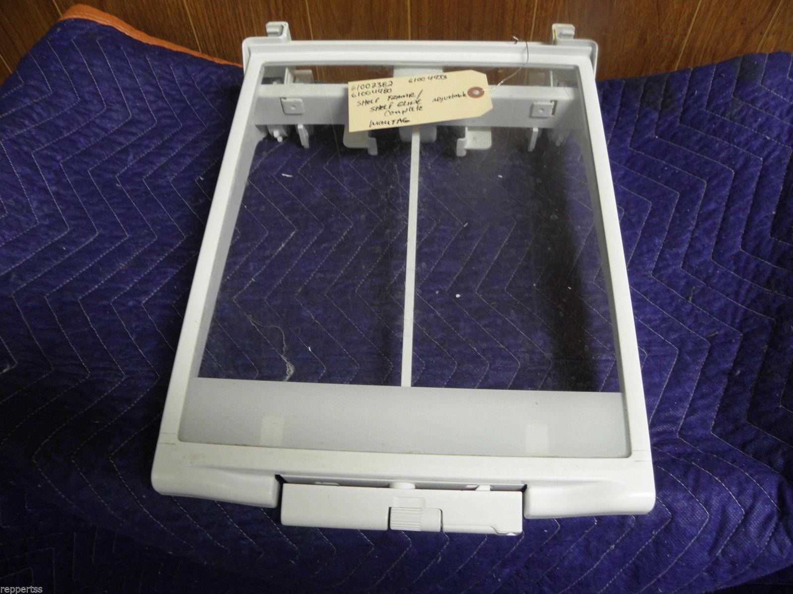 MAYTAG REFRIGERATOR 61002382 61004480 61004733 ADJUSTABLE SHELF FRAME/GLIDE CMPT