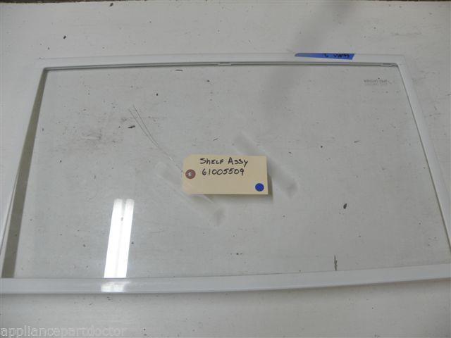 MAYTAG REFRIGERATOR 61005509 SHELF USED PART ASSEMBLY