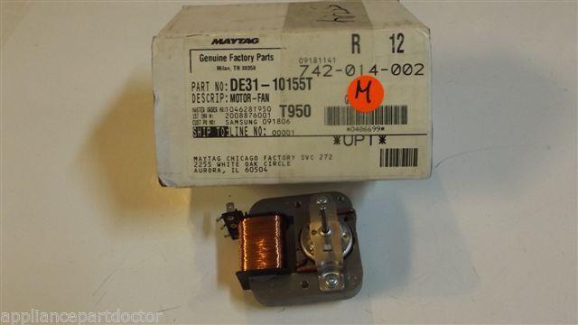 MAYTAG SAMSUNG AMANA MICROWAVE DE31-10155T Motor-fan  NEW IN BOX