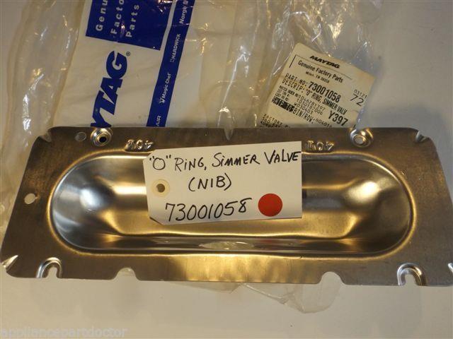 Maytag Jenn Air Gas Stove  73001058  ``o`` Ring, Simmer Valve NEW IN BOX