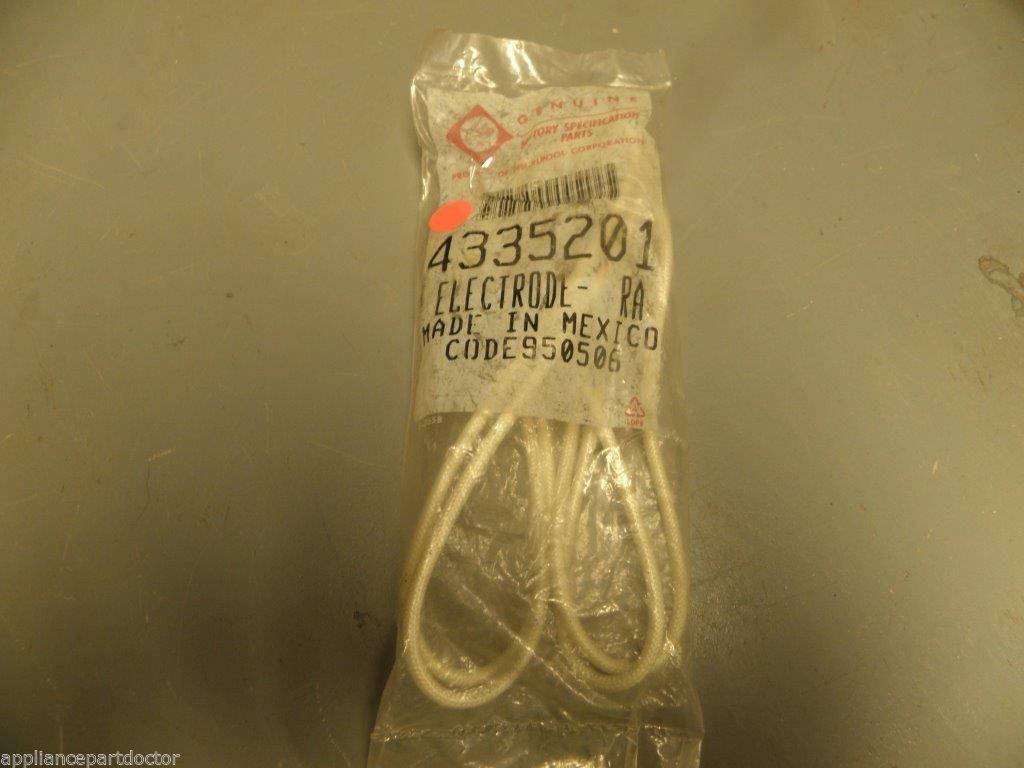 GE Whirlpool Stove 4335201 Gas Burner Ignitor Electrode NEW IN BOX