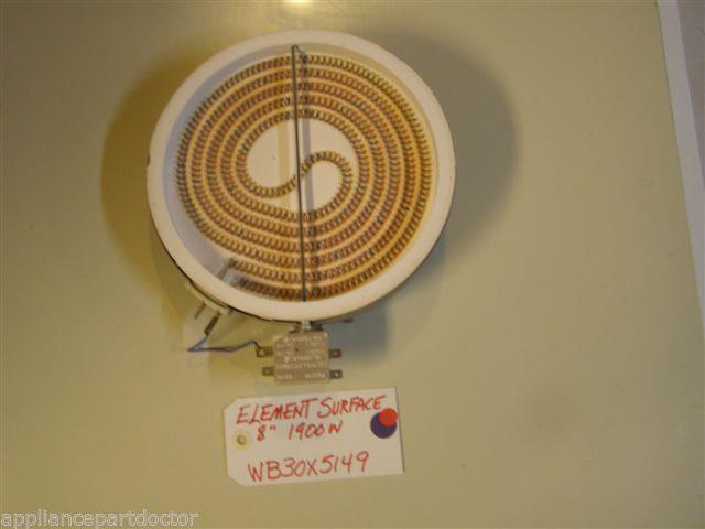 GE STOVE WB30X5149  Element Surface 8