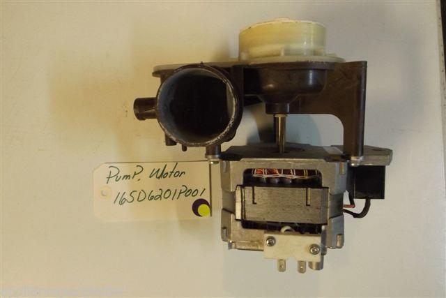GE DISHWASHER 165D6201P001   Pump, motor   used part