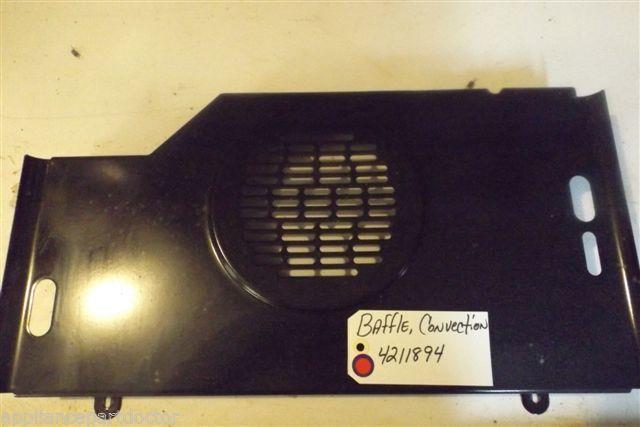 KITCHENAID STOVE  4211894 Baffle, Convection  used part