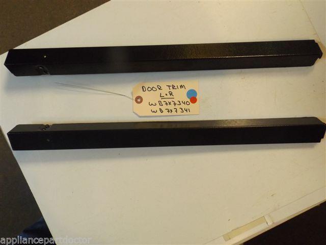 GE STOVE WB7X7340 WB7X7341 Trim Door Lf -  Rt   USED