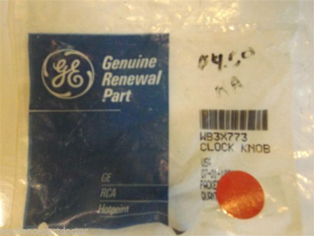 GE Stove  WB3X773  Clock Knob NEW IN BOX