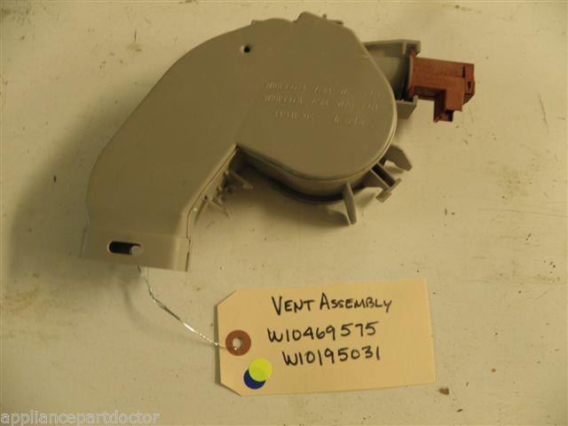 KITCHEN AID DISHWASHER W10469575 W10195031 VENT USED PART ASSEMBLY F/S