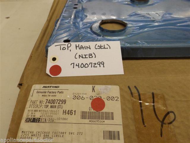 Maytag Stove  74007299 Top, Main (stl)   NEW IN BOX