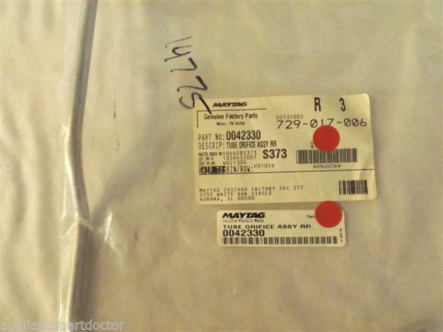 AMANA CALORIC STOVE 0042330 Y0042330 Tube Orifice Rr Gt591  NEW IN BAG