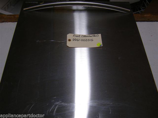 SAMSUNG DISHWASHER DD61-00201G DD64-00060A STAINLESS DOOR (SCUFFED & SM. DENT)
