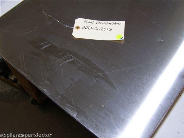 SAMSUNG DISHWASHER DD61-00201G DD64-00060A STAINLESS DOOR (SCUFFED & SM. DENT)