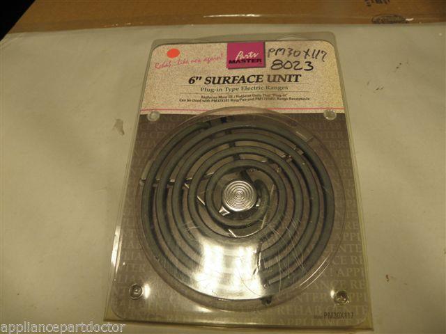 STOVE PM30X117 8023 PARTS MASTER 6
