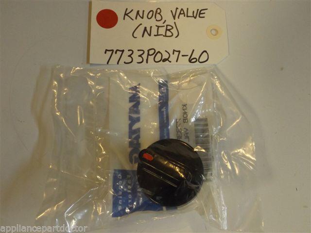 Maytag Magic Chef Gas Stove  7733P027-60  Knob, Valve NEW IN BOX