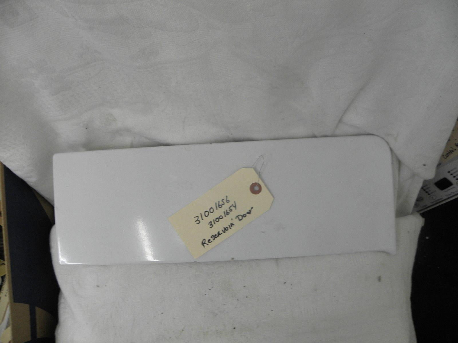MAYTAG ELECTRIC DRYER 31001656 31001654 RESERVOIR DOOR USED PART ASSEMBLY