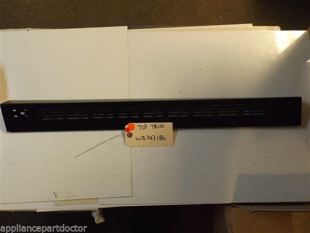 GE STOVE WB7X7186    TOP TRIM USED