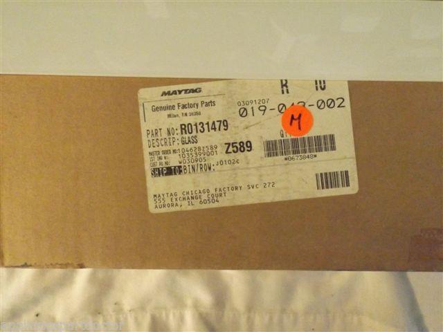 MAYTAG AMANA MICROWAVE R0131479 Glass, Door (wht)  NEW IN BOX
