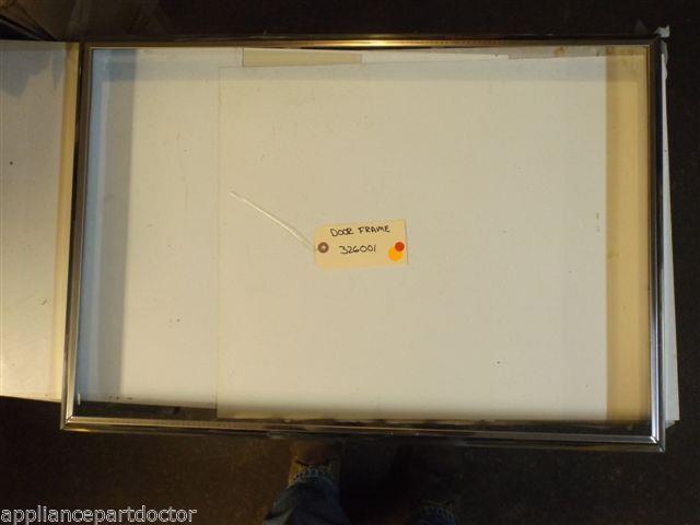 KENMORE STOVE 326001 Door frame  CHROME   USED