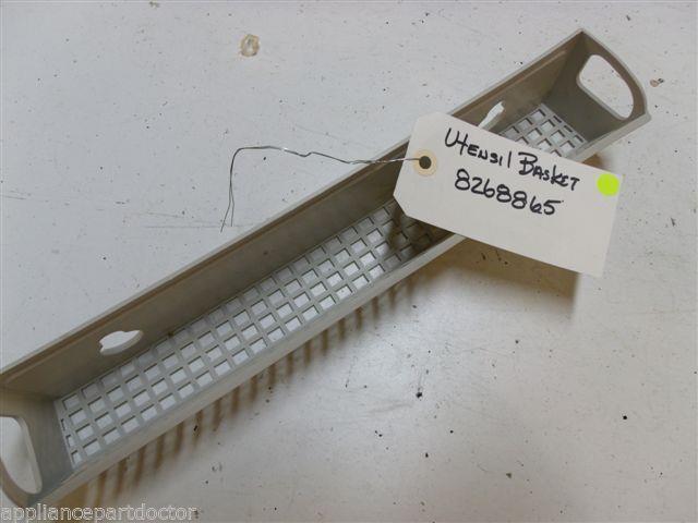 WHIRLPOOL DISHWASHER 8268865 UTENSIL BASKET USED PART ASSEMBLY