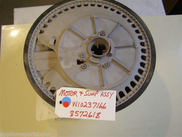 KENMORE DISHWASHER W10237166  8572618 MOTOR & SUMP  USED PART