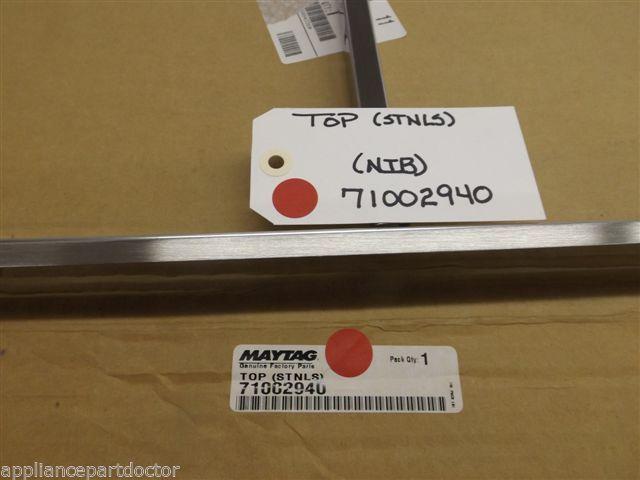 Maytag Stove 71002940 Top, (stnls) NEW IN BOX