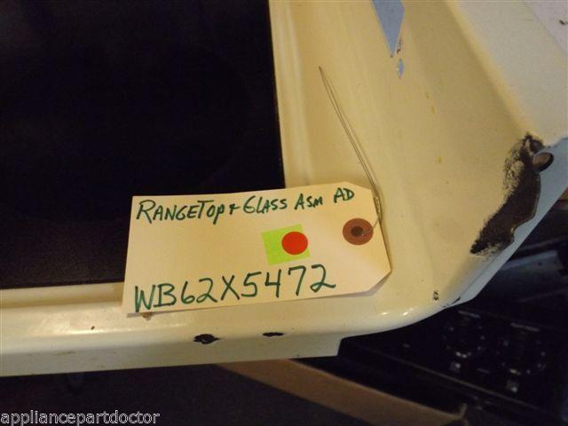 GE STOVE WB62X5472  Rangetop & Glass USED PART