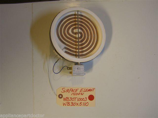 GE STOVE  WB30T10003  WB30X5110  Surface Element 1400W   USED