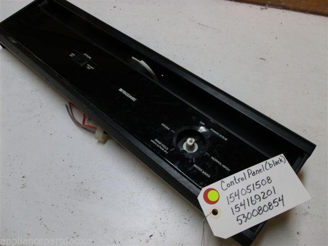 FRIGIDAIRE DISHWASHER 154051508 154169201 5300808854 BLK CONTROL PANEL W/ TIMER