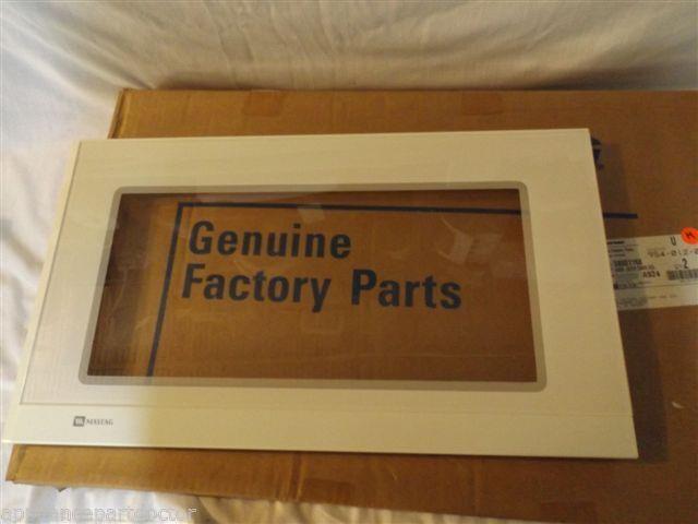 MAYTAG MICROWAVE 58001168 Door, Outer Cover Assy. (bsq)  NEW IN BOX