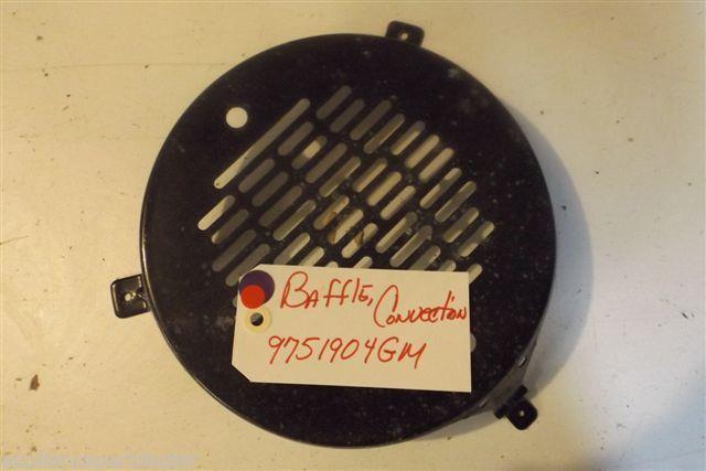 KITCHENAID STOVE 9751904GM Baffle, Convection USED PART