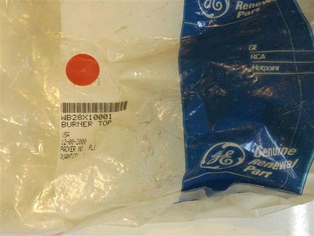 GE Gas Stove  WB28X10001  Burner Top NEW IN BOX