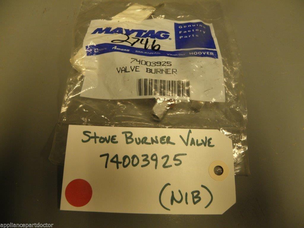 Maytag Whirlpool Stove Burner Valve 74003925 NEW IN BOX