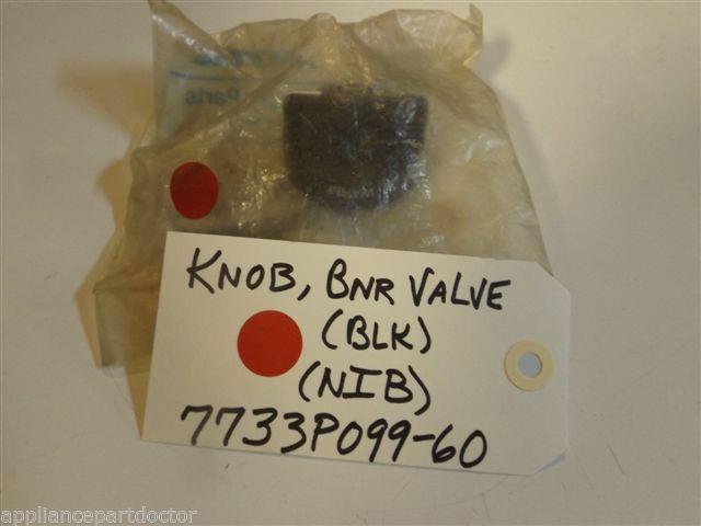 Maytag Gas Stove  7733P099-60  Knob, Bnr Valve (blk) NEW IN BOX