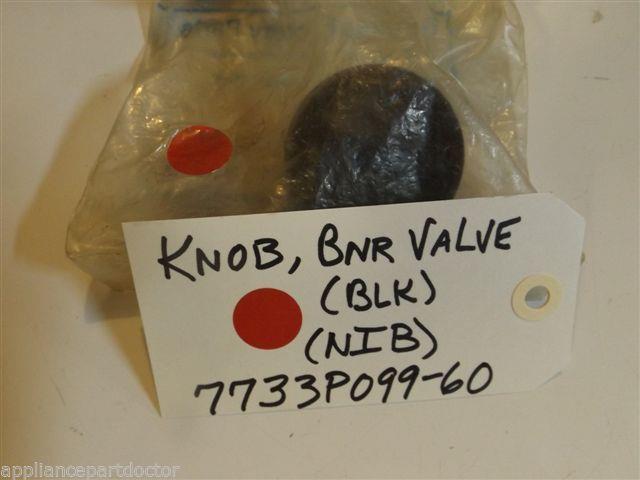 Maytag Gas Stove  7733P099-60  Knob, Bnr Valve (blk) NEW IN BOX