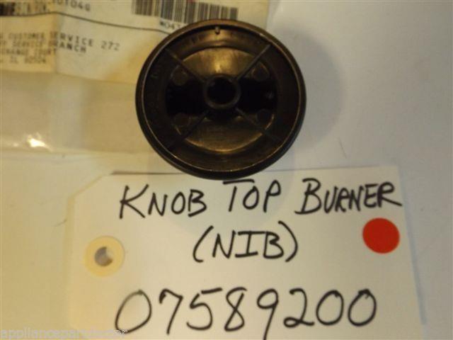 Maytag Caloric Stove  07589200  Knob Top Burner  NEW IN BOX