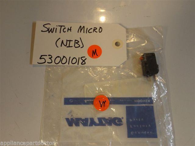 Maytag Whirlpool Microwave  53001018  Switch Micro NEW IN BOX