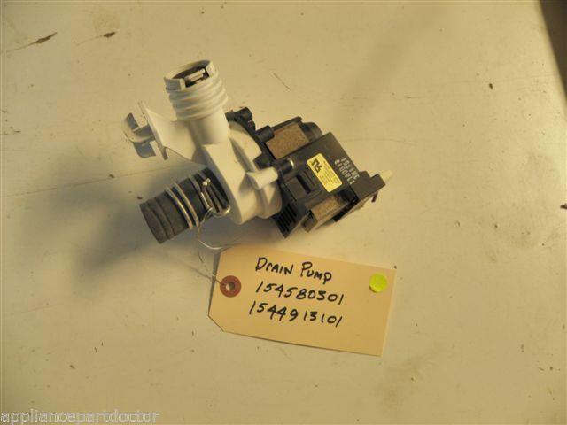 ELECTROLUX DISHWASHER 154580301 154491301 DRAIN PUMP USED PART ASSEMBLY